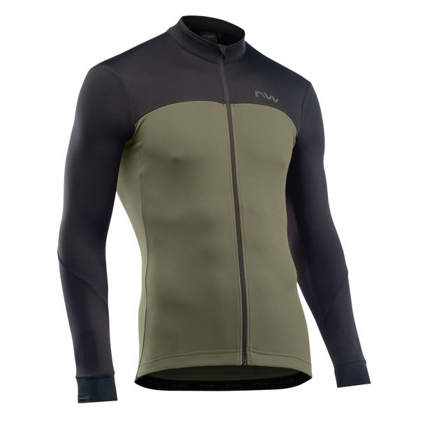 Bluza Ciclism Northwave Force 2, verde-negru