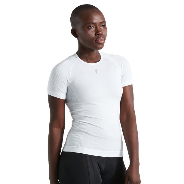 Tricou Ciclism Tehnic Specialized Women's Seamless Light SS Baselayer, White