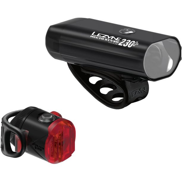 Set Lumini Fata-Spate Lezyne Hecto 230 Plus si Femto USB C STVZO