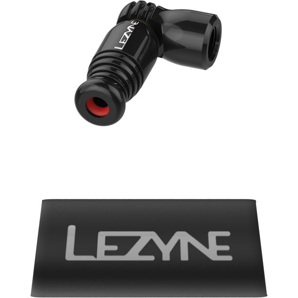 Cap Pompa CO2 Lezyne cu actionare prin declansare CNC Negru