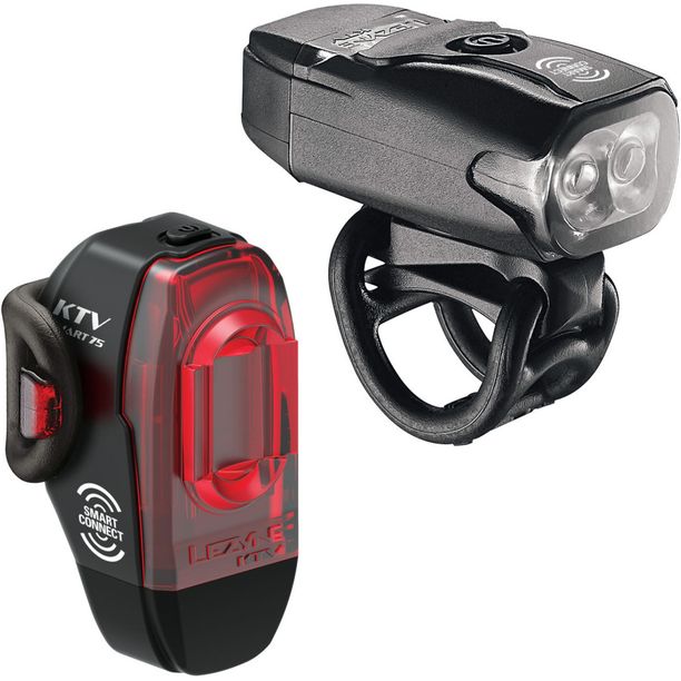 Set Lumini Fata/Spate Lezyne KTV Drive PRO 300+ / KTV Drive+ Pair Includes Silicone Rubber Mounting Straps