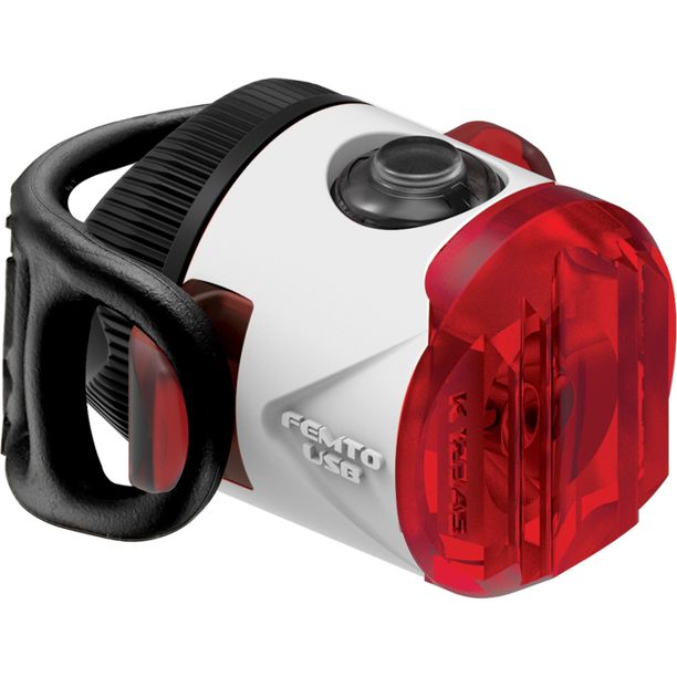 Stop spate Lezyne LED Femto Usb StVZO alb