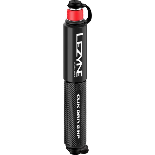 Pompa de Mana Lezyne CLIK Drive HP CLIK si Presta 140mm 160PSI Negru