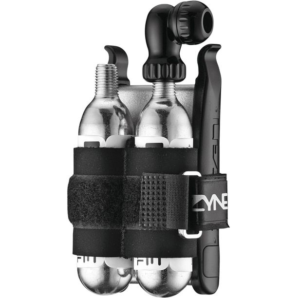 Kit reparatie anvelopa Lezyne Twin Drive CO2 si leviere Gri