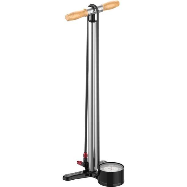Pompa de podea Lezyne din aliaj argintiu 220psi 635cm