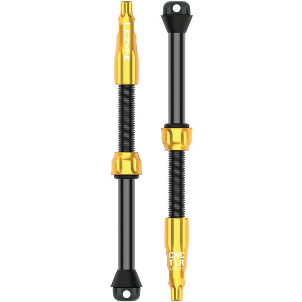 Valva Tubeless Lezyne CNC Pro 80mm Auriu