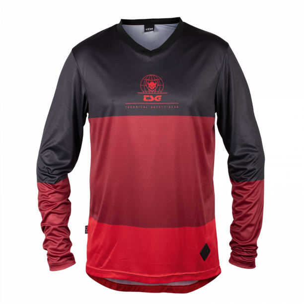 Bluza Ciclism TSG Waft (L/S) Rosu-Negru