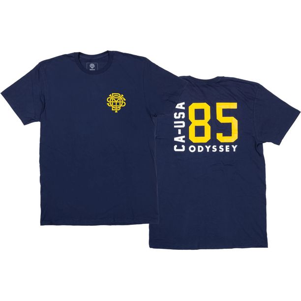 Tricou Ciclism Odyssey Import navy/mustard