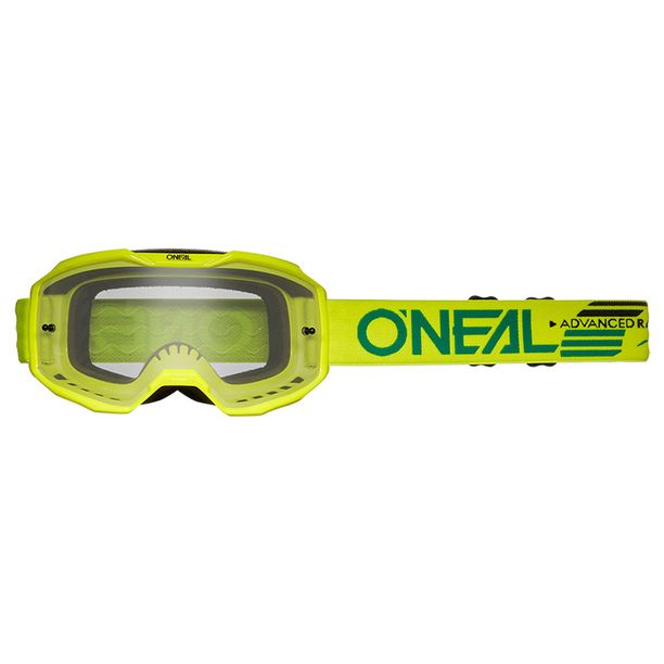 Ochelari FullFace O'Neal B-10 Solid Clear V.24 Galben