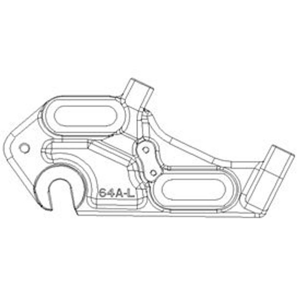 Ureche schimbator Dropout Hanger ME eBikes eSPR 700/800 Di2 - LEFT side
