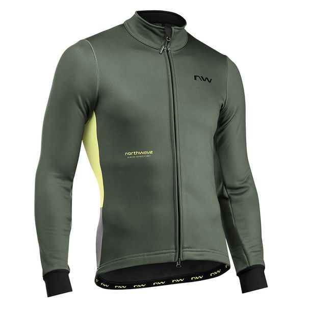 Jacheta Ciclism Northwave Blade Total Protection Iarna Verde-Galben