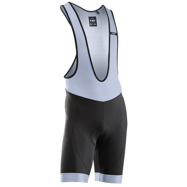 Pantaloni Ciclism Northwave Active EVO Scurt cu Bretele Gri