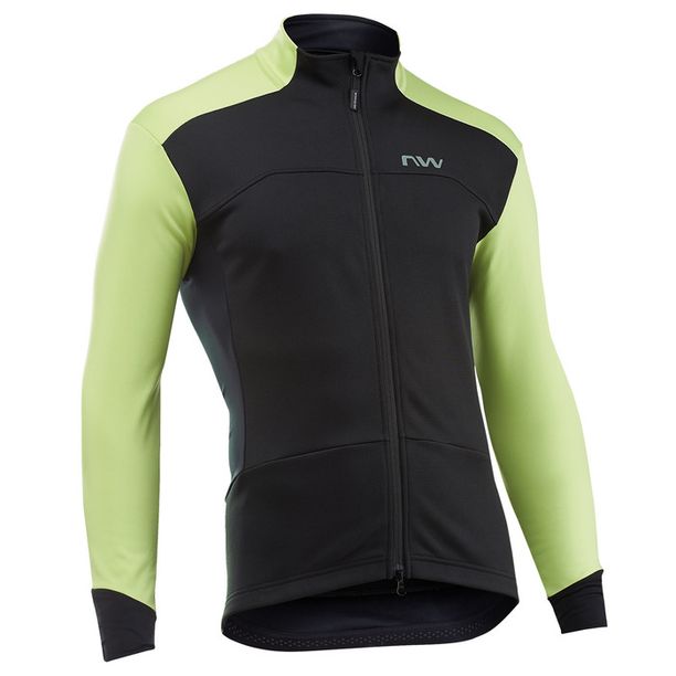 Jacheta Ciclism Iarna Northwave Reload Selective Protection Negru-Verde
