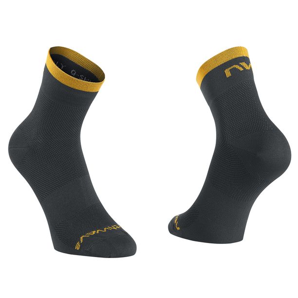 Sosete Ciclism Northwave Origin Negru-Portocaliu
