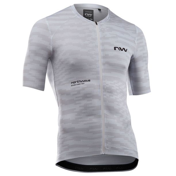 Tricou Ciclism Northwave Blade Short Sleeves Light Gri-Deschis