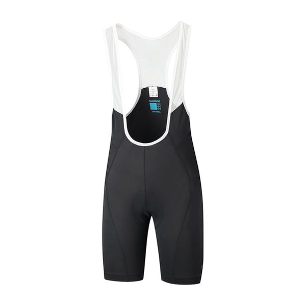 Pantaloni ciclism Shimano cu Bretele Negru