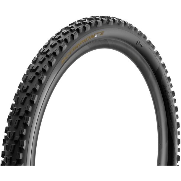Anvelopa Pirelli Scorpion Enduro M Colour Edition, 29 x 2.6, HardWALL 60 TPI, SmartGRIP Gravity, aurie, TL