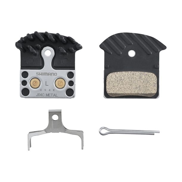 Placute de frana Shimano J04C, metal, aripioare de racire