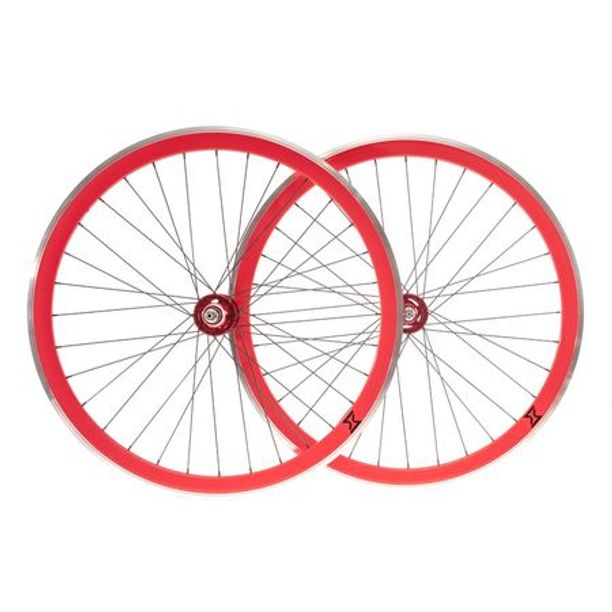 Set Roti Single Speed/Fixie SXT 700-32H 40 mm Rosu