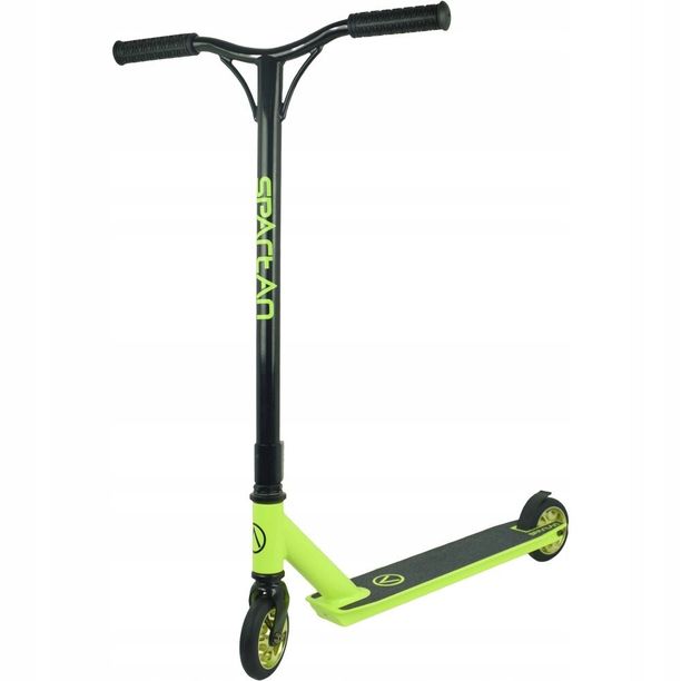 Trotineta Spartan Stunt Scooter, neon-verde