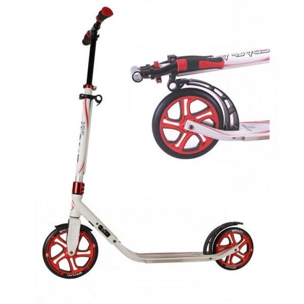 Trotineta Spartan Jumbo III, alb