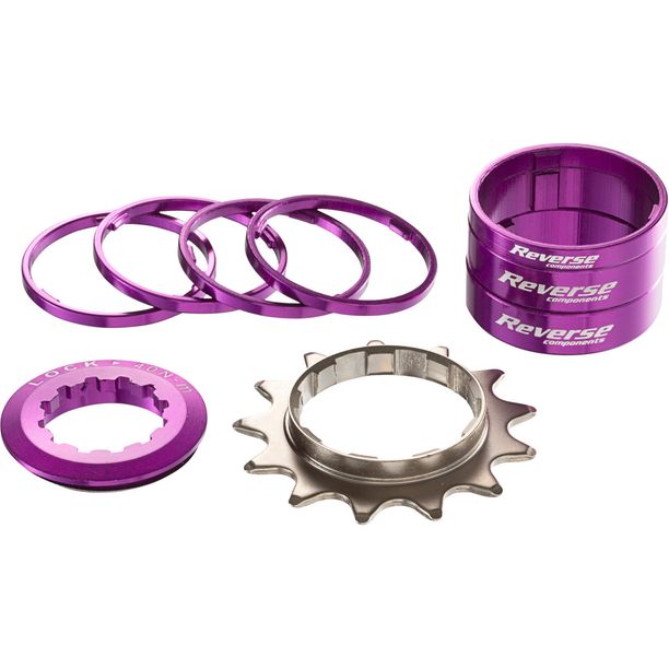 Kit Reverse HG Single Speed 13T, violet