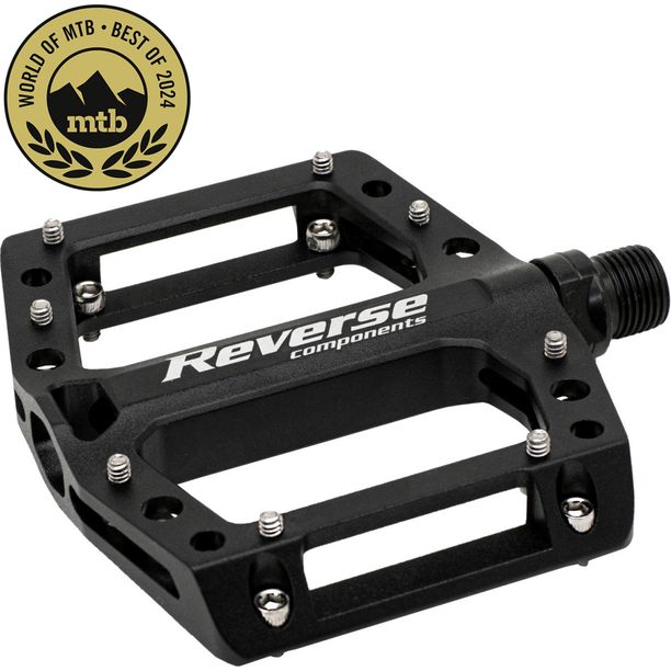 Pedale Platforma MTB Reverse Black ONE Jr Negru