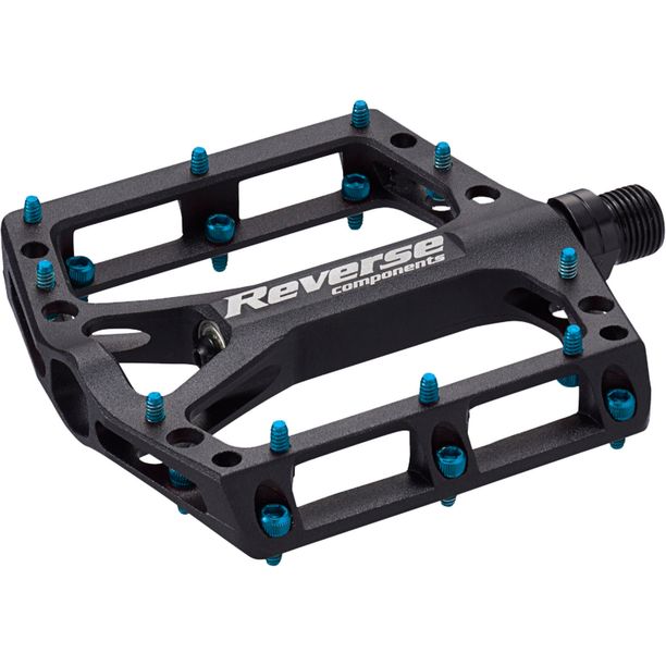 Pedale Platforma MTB Reverse Black ONE Negru Albastru Deschis