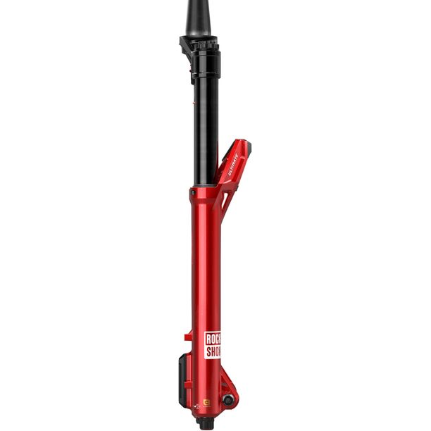 Furca pe Aer RockShox Rudy Ultimate XPLR Race Day 2 700c Frana pe disc Gat Conic Ax Thru Axle 12x100 40mm Rosu Electric 51mm Offset