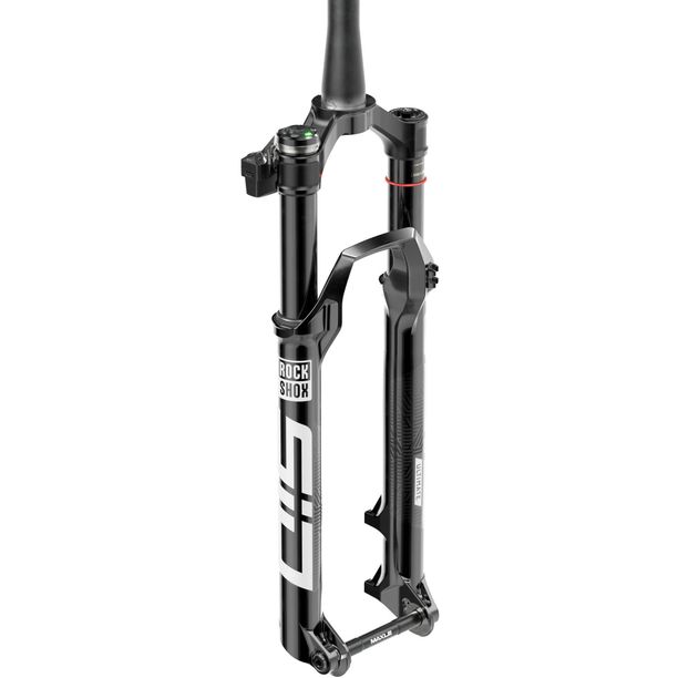 Furca pe Aer RockShox ZEB Ultimate Flight Attendant B1 29" Frana pe disc Gat Conic Ax Thru Axle 15x110 Boost 170mm Negru