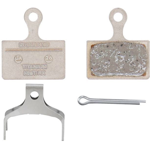 Placute de Frana Shimano K05TI-RX, Resin, Fara Aripioare de racire, CU Arc, 1 per
