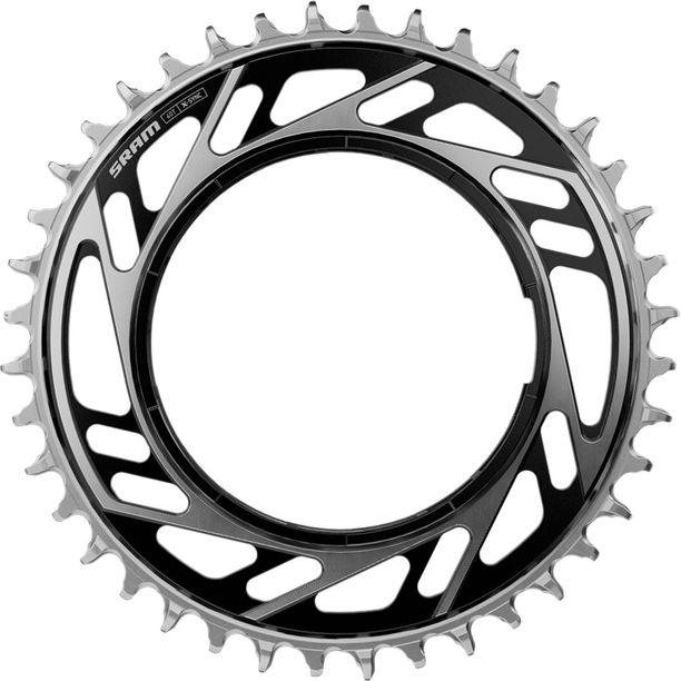 Foaie Angrenaj SRAM Road RED XPLR AXS 46T Thread Mount Negru Argintiu 13 Viteze