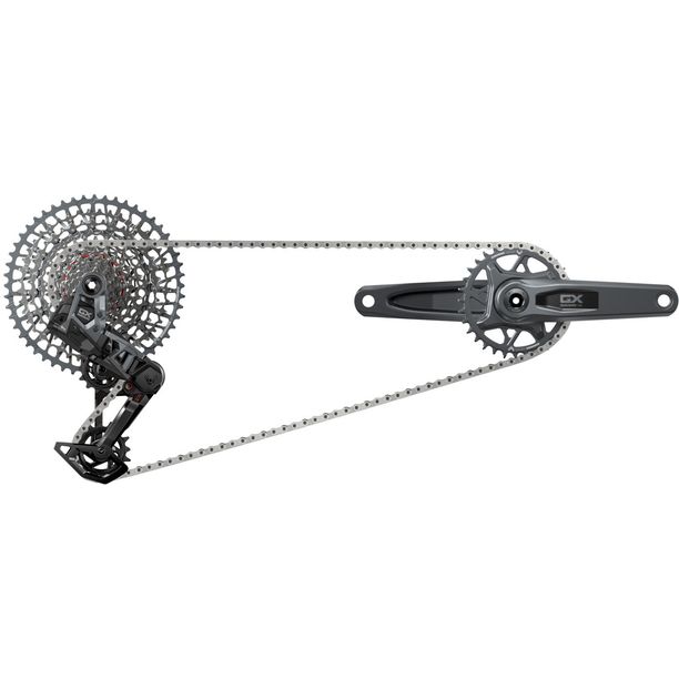Groupset Sram GX AXS Eagle 165mm DUB Wide, 32T, 10-52T, include incarcator, baterie si lant