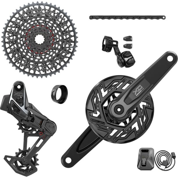 Groupset Sram X0 AXS Eagle E-MTB Brose 160mm, 36T, 10-52T, include incarcator, baterie si lant