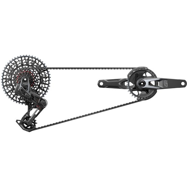 Groupset Sram X0 AXS Eagle 170mm UB Wide, 32T, 10-52T, include incarcator, baterie si lant