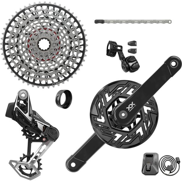 Groupset Sram XX AXS Eagle E-MTB Brose 165mm, 36T, 10-52T, include incarcator, baterie si lant