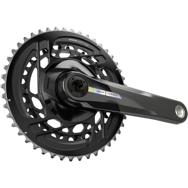 Angrenaj SRAM Force 2x AXS 2 Foi pentru 12 Viteze 175mm 46 33T Gri Iridescent fara Monobloc DUB
