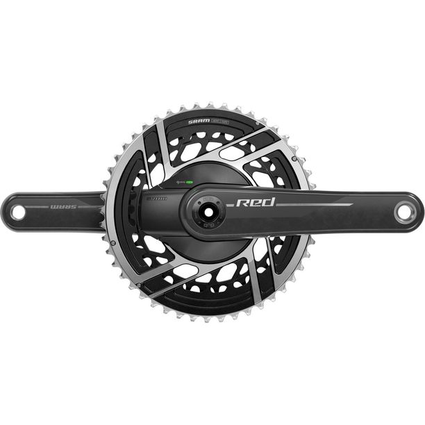 Angrenaj SRAM Quarq RED E1 2 Foi pentru 12 Viteze 170mm 50 37T Negru fara Monobloc DUB