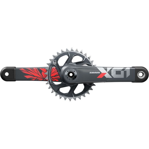 Angrenaj Pedalier Sram X01 Eagle DUB 12 viteze, 175mm, 32T DM, rosu