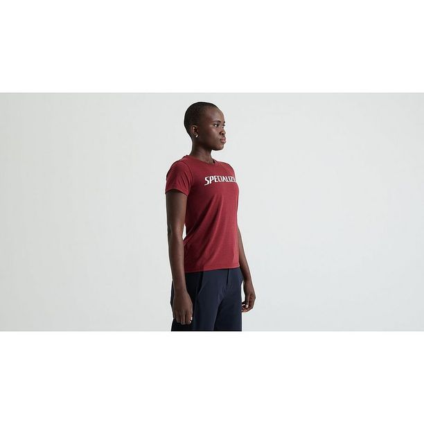 Tricou Specialized Women's Woodmark SS, Garnet Red