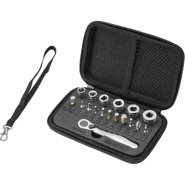 Set Unelte Voxom WK2 Negru Cheie Clichet cu Accesorii
