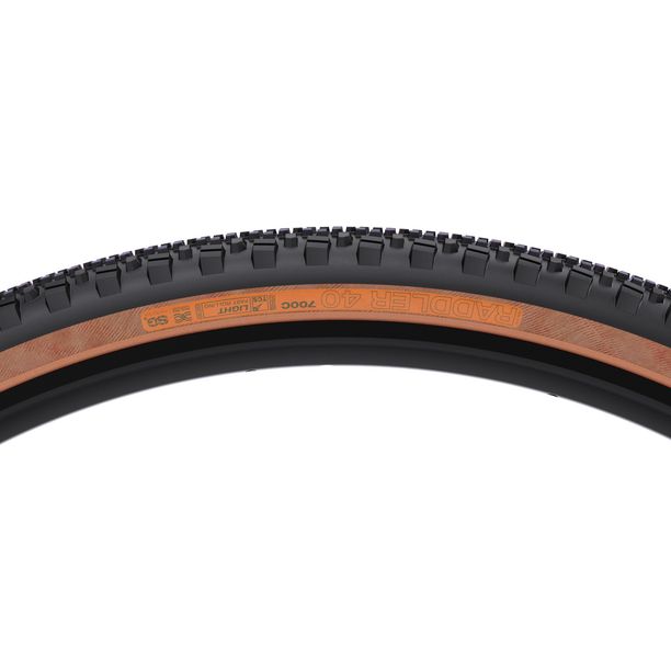Anvelopa Pliabila Tubeless WTB Raddler TCS 700c 40 TCS Light FR 120tpi Dual DNA SG2 Protectie Wulst zu Wulst Negru Tan