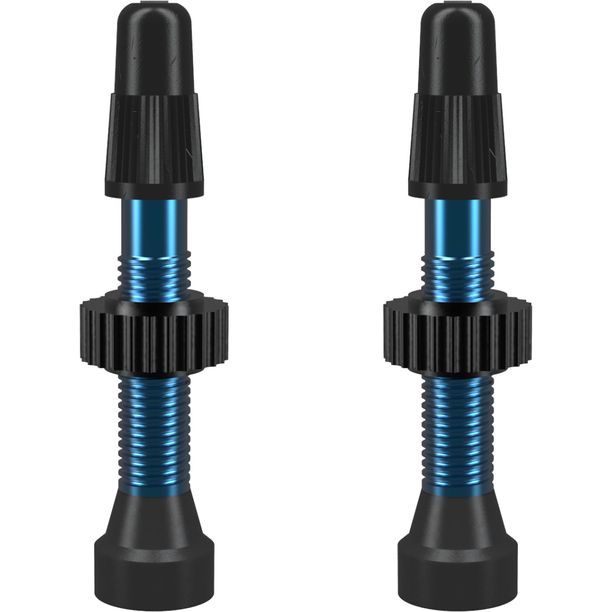 Valva Tubeless WTB TCS Presta Aluminiu 34mm Albastru