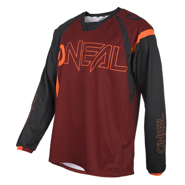 Bluza Ciclism O'Neal Element Fr Hybrid, rosu-portocaliu