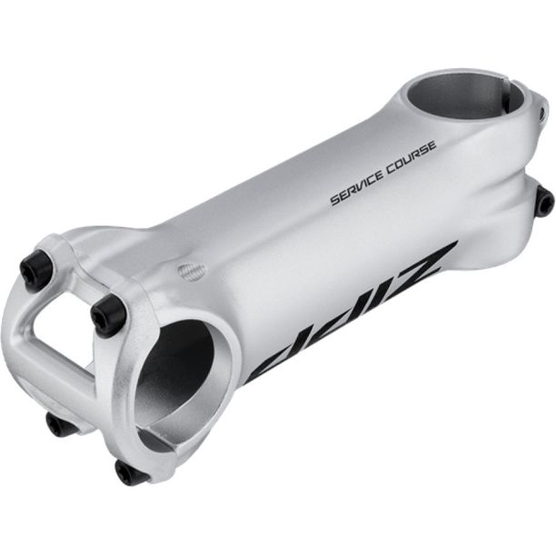 Pipa Ghidon fixa Zipp Service Course Aluminiu Unghi 6 Grade 1 1/8 D:31.8mm L:100mm Argintiu